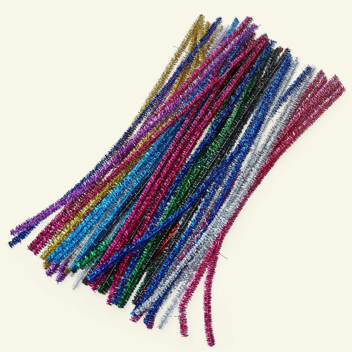 Chenille pipe cleaners glitter 60pcs
